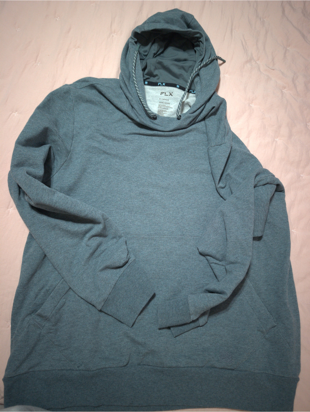 FLX Gray Pullover Hoodie XL